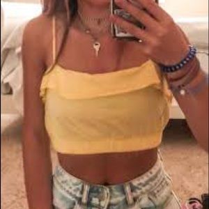 LA Hearts Yellow Tank